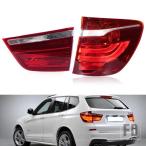 【並行輸入品】BMW X3 F25 2011-2014-2016用LEDテールライト リアテールランプ ストップブレーキライト テールライト 63217217313 63217217314