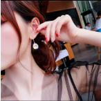 Yahoo! Yahoo!ショッピング(ヤフー ショッピング)ピアス  ダイヤ キラキラ ちょい揺れ 一粒ビジュー レディース かわいい