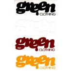 GREEN CLOTHING  グリーンクロージング ステッカー DIE CUT STICKER LOGO SMALL