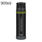 THERMOS Thermos гора специальный бутылка матовый черный нержавеющая сталь бутылка FFX-901