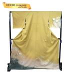 正絹訪問着袷附下付下げ仕立上がり菜...