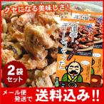 メール便 送料無料 塩辛、干しちゃった 20g×2袋セット（代引不可・着日指定不可・同梱不可） 乾燥イカ塩辛珍味 乾燥いかしおから