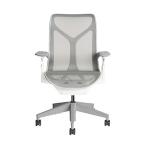 Herman Miller  コズムチェア（Cosm）ミドルバック／フレーム：スタジオホワイト／ハイトアジャスタブルアーム（高さ調節機能付き）／張地（インターセプト）