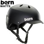 BERN WATTS балка n шлем MATTE BLACKwatsu лыжи сноуборд скейтборд велосипед всесезонный модель с козырьком . Japan Fit протектор 