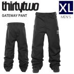 ショッピングTHIS 24-25 THIRTYTWO GATEWAY PNT BLACK XLサイズ メンズ スノーボード スノボウェア パンツ PANT 型落ち 日本正規品 ◎