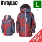 【OUTLET】ジュニア 25 THIRTYTWO YOUTH GRASSER INSULATED JKT HAZE L 子供 スノーボード スキー スノボウェア ジャケット JACKET