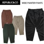 * REPUBLIC WIDE PAINTER PNATSlipa желтохвост k одежда для сноуборда мужской брюки широкий pe Inter 23-24 Япония стандартный товар 