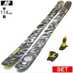 [ центральный ширина 114mm 177cm]K2 RECKONER KF+SQUIRE 11 type .. старый модель лыжи комплект twin chip s без ключа лыжи Freestyle лыжи 