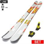 [ центральный ширина 88mm 163cm|170cm]LINE OPTIC 88+SQUIRE 11 26 модель лыжи комплект флис ключ 