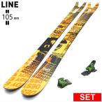 [ центральный ширина 105mm 166cm|174cm|181cm]LINE SAKANA+ATTACK 14 GW 27 модель лыжи комплект все mountain пудра 