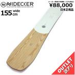 OUTLET[155cm]NIDECKER MELLOW men's snowboard board single unit Camber powder board type .. Japan regular goods 