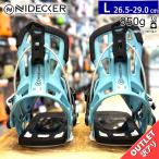 【OUTLET】24-25 NIDECKER FLOW NX2 FUSION CYAN Lサイズ ナイデッカー メンズ バインディング 型落ち 日本正規品