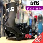 [OUTLET] 25-26 YES REBEL цвет :PITCH BLACK S размер прочее женский сноуборд крепление Япония стандартный товар 