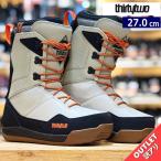 [ outlet ] мужской сноуборд ботинки 25-26 THIRTYTWO SHIFTY LACE '25 BLACK GREY 27cmsa- чай two type .. Япония стандартный товар 
