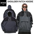 * 24-25 ANTHEM SHOULDER PATCH HOODIE STEEL GRAY AN2405 Anne sem сноуборд сноуборд одежда спорт Mix водоотталкивающий Parker 