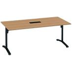 コクヨ  配送・組立・設置込    ミーティングテーブル ビエナ MT-V189BE6AMP2-C 天板固定配線ボックス付きタイプ 幅180