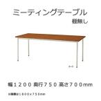 ミーティングテーブル TFTD-T1275M 棚なし 幅120ｘ奥行75ｘ高さ70cm 天板色4色 会議テーブル 打ち合わせテーブル 送料無料