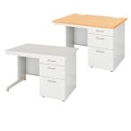 デスク スチールデスク オフィスデスク 事務用机 片袖机 幅1100mm i-OFD-117