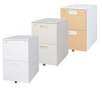 ワゴン スチール2段ワゴン インサイドワゴン サイドキャビネット 机下収納ワゴン  デスクワゴン2段 i-OFD-2