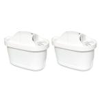 ショッピングブリタ 浄水ポット用カートリッジ2個セット microsta ブリタカートリッジ 【ブリタ マクストラ BRITA MAXTRA 】互換用フィルターカートリッジ