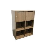  комбинированный шкаф 2 ряд 3 уровень Cervo из дерева шкаф место хранения box дверь имеется цвет box Brown б/у CE-863175S