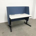 中古 平机 オフィスデスク 天板電動昇降式 トイロ 引出し無 トップパネル付 イトーキ DH-850541B