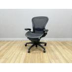  Herman Miller Aaron стул B модель стандартный локти есть подкачка сиденья есть офис стул HermanMiller черный б/у IO-883100B