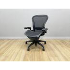  Herman Miller Aaron стул B модель стандартный подкачка сиденья есть AE111AWB локти есть офис стул HermanMiller черный б/у IO-883119B
