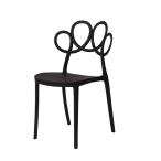 pa Rene Cafe стул дизайн стул стул черный W50.5 D54 H83.5 SH44.5 TMZPC-974TMZBK IS-043294N