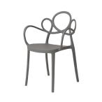pa Rene Cafe стул дизайн стул arm стул серый W56.5 D53 H83.5 SH45 TMZPC-975TMZGY IS-043298N