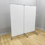  перегородка независимый тип 2 полосный белая доска экран с роликами складной возможно перегородка разделитель kokyo белый б/у PJ-881225B