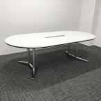 ミーティングテーブル 要組立 ラティオ2 オカムラ ホワイト 中古 TM-875873B