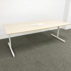  внутри рисовое поле . line mi-ting стол необходимо сборка notio квадратное настольный T знак ножек W2100 D900uchida простой б/у TM-880510B