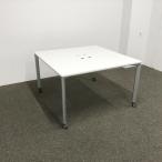 kokyomi-ting стол необходимо сборка угол стол Work so-to с роликами W1200 D1200 белый б/у TM-880648B