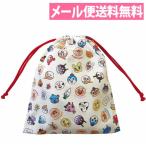 メール便送料無料 アンパンマン お着替え巾着 オールスター柄 日本製 ANC-850【体操着袋　保育園　幼稚園　ばいきんまん　ドキンちゃん】