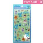 メール便対応 モンスターズインク ボンボンドロップシール ディズニー S8812080 ぷっくりツヤツヤ アルバムデコレーション サンスター文具