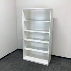 ショッピングバリ DSK バリアス・シストシリーズ オープン書庫 V945-18K W900×D450×H1770 ホワイト 2021年製 中古