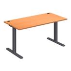 Garage(ガラージ)/fantoni GT/ファントーニ GT デスク T字脚 幅1400×奥行710×高さ720mm GA-GT-147H