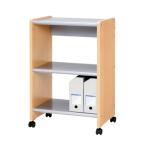 デスクラックSL-800H銀/木目