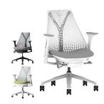 スレートグレー×チャコール5月下旬入荷 Sayl Chair セイルチェア ホワイトフレーム アジャスタブルアーム HermanMiller ハーマンミラー オフィスチェア