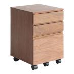  walnut настольный грудь натуральное дерево материал боковой Wagon 3 уровень из дерева Wagon оставаясь дома ..tere Work модный ширина 400× глубина 450× высота 625mm