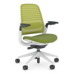 ブラック次回入荷未定 オフィスチェア Steelcase シリーズワンスツール Series1 Stool ハイチェア シガールフレーム アジャスタブル ランバーサポート