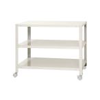  корпус стальная стойка место хранения для бизнеса тонкий подставка 3 уровень с роликами . ширина 700× глубина 450× высота 635mm KT-NSTRKN-147