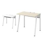 コクヨ リーン LEAN 平机 センター引き出し付き 本体色ホワイト 幅800×奥行600×高さ720mm パソコンデスク DLE-H0806-WH