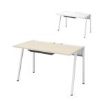 ショッピング机 コクヨ リーン LEAN 平机 センター引き出し付き 本体色ホワイト 幅1200×奥行700×高さ720mm パソコンデスク DLE-H1207-WH