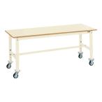 サカエ 軽量作業台 高さ調整可能 TTKK6タイプ ワークテーブル 均等耐荷重200kg 直進安定金具付き 幅1800×奥行750×高さ725〜925mm TKK6-187PCI