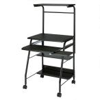 パソコン 複合型プリンタを設置することが可能な自由度の高いパソコンデスク（W600mm・ブラック） サンワサプライ HLN-60BKN