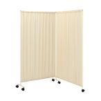 高田ベッド パーテーション キャスター付き パーティション おしゃれ 仕切り カーテン 2連セラピカート 連結 防災 防汚 制菌(SEK)規格 TB-992 サイズ選択可能