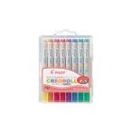 PILOT ゲルクレヨン クレオロール ラメ入りカラー 8色セット AO-CR6L-S8 パイロット CREOROLL