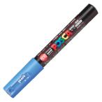 三菱鉛筆 水性サインペン ポスカ 極細 スカイブルー PC1M.48 uni PC-1M POSCA